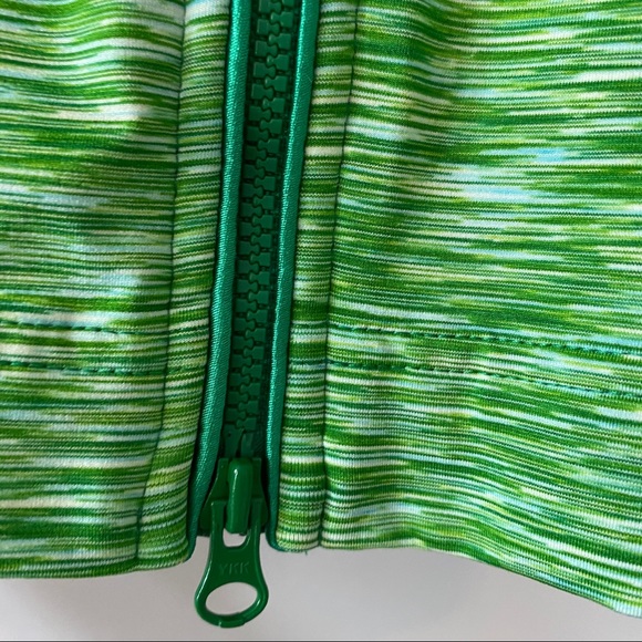 Allsport of Austria Full Zip Athletic Jacket w Fleece Accents MEASUREMENTS - Picture 5 of 11